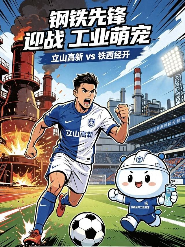 立山高新队改炼钢啦！“钢铁先锋”迎战铁西“工业萌宠”