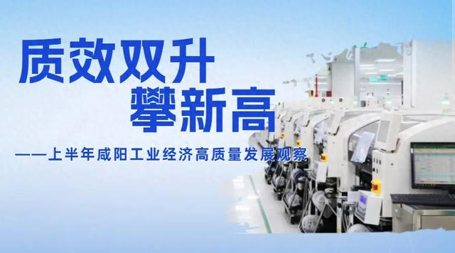 上半年咸阳工业经济高质量发展观察